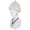 BESTBEL 3 Pcs Short Grey Wig for Women Short Silver