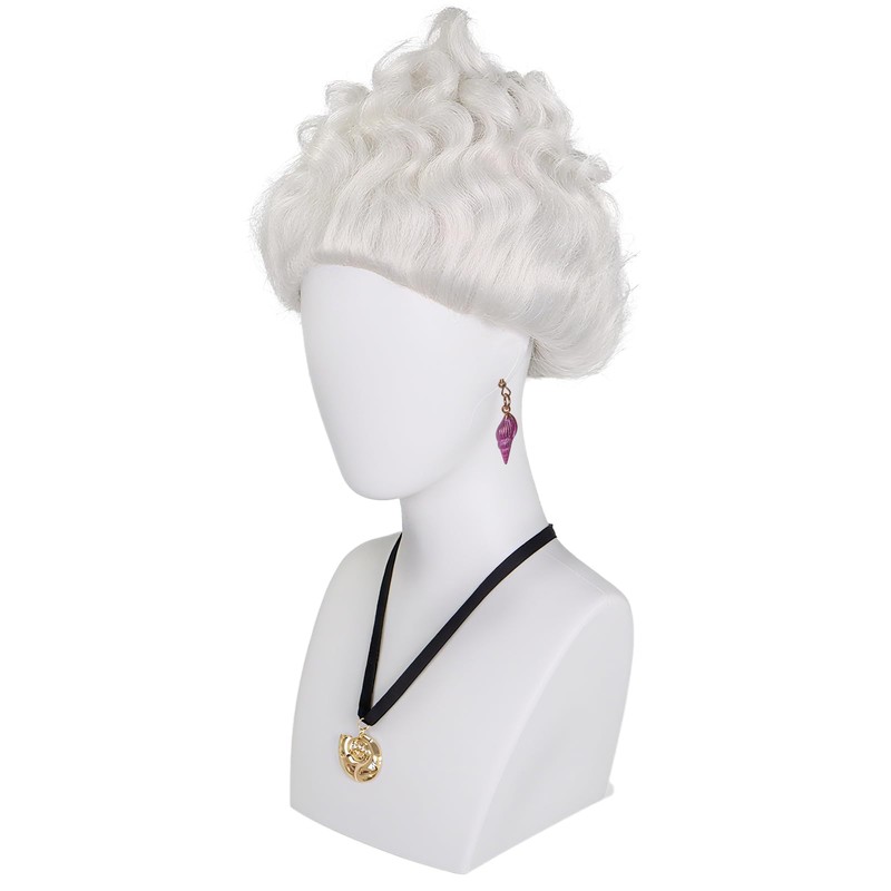 BESTBEL 3 Pcs Short Grey Wig for Women Short Silver