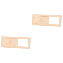 BESPORTBLE Wooden Sauna Air Vent Grille Durable Cedar Ventilation Opening for Steam Easy Installation for Fresh Air Flow High Temperature and Humidity Resistant for Sauna Rooms
