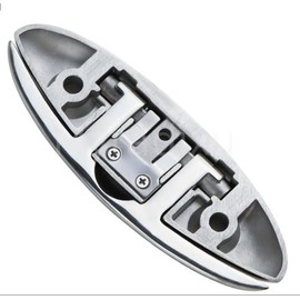 Boat Cleats 6 Inch 316 Stainless Steel Dock Cleats (2-Pack) - Heavy-Duty Marine Grade Boat Cleats with Anti-Corrosion Coating, Hardware Kit & Easy Installation Guide for Boat Docks, Decks, Kayaks