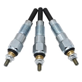 SYOWADA 3 Pcs AT110814 M87919 Glow Plugs Replacement for John Deere 330 332 F915 F925 F935 X495 X595X, Glow Plug Replacement for Yanmar 3TN66C 3TN66UJ 3TNA72UJ 3TNA72UJ3
