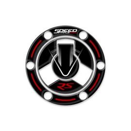 3D Resin Fuel Cap Protector Compatible with Triumph Speed Triple 1050 RS 2018-2021 GP-2068 (Phantom Black)