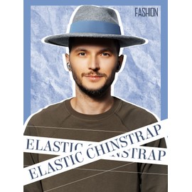 Yahenda 9 Pcs Stretchable Hat Band Ribbon Panama Hat Band Western Cowboy Hat Bands Costume Headwear for Women Men (Regular Colors)