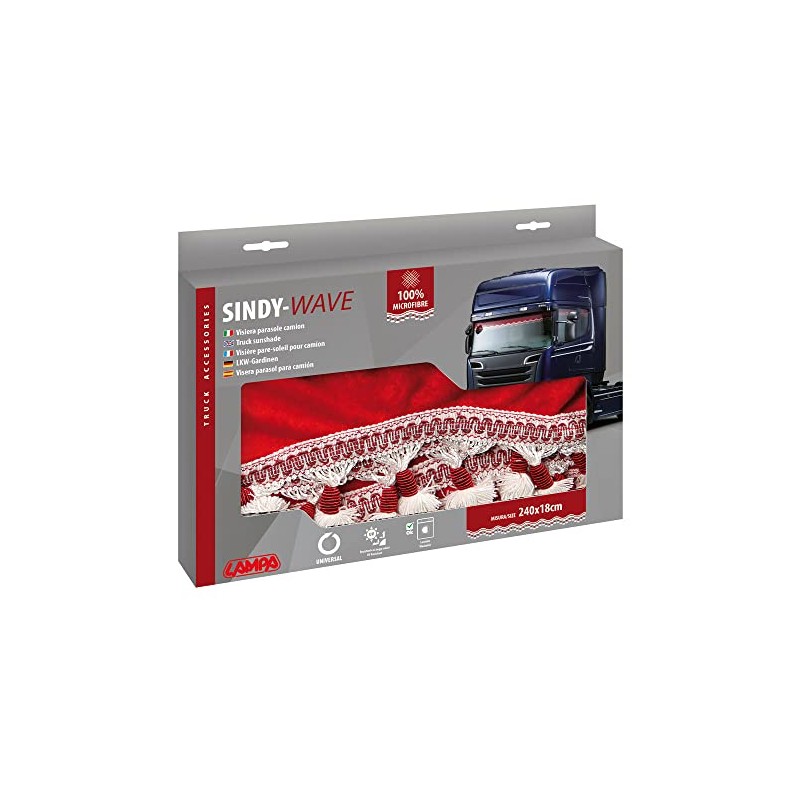 Lampa 98639 Sindy Sun Visor for Trucks