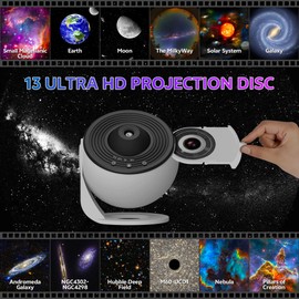 Galaxy Star Light Projector for Bedroom - Space Night Lights for Room Ceiling - Sky Moon and Stars Decor Lamp - Solar System Starry Projection Light for Kids and Adults