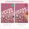 6 Sheets 5D Flower Nail Stickers for Nail Art, 3D