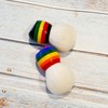 Natural Hair Portable Brush - Rainbow / 천연모 휴대용 브러쉬
