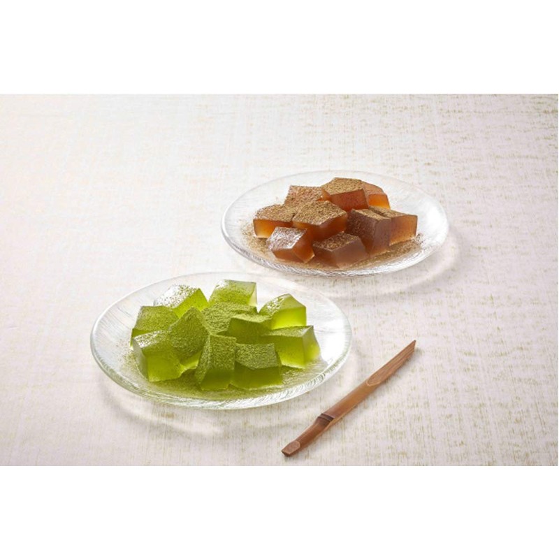 Nakajima Taishodo Uji Tea Warabi Mochi - Matcha and Hojicha