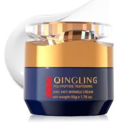 Plutarn Qingling Crema Para Arrugas, Qingling Face Cream, Qingling Wrinkle Removal Cream, Polypeptide Tightening and Anti Wrinkle Cream, Anti Aging Moisturizer for Firming Face (1pcs)