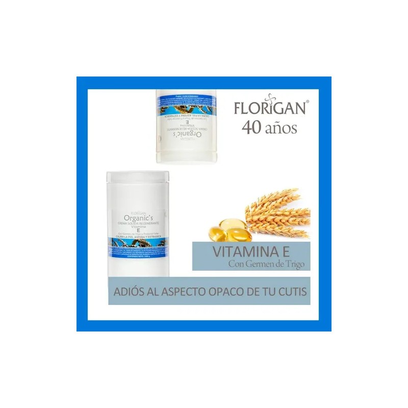 Crema Sólida Regenerante Vitamina E Florigan 1kg