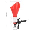 Engine Oil Funnel with Adjustable Fixed Bracket Drip Free Filling
