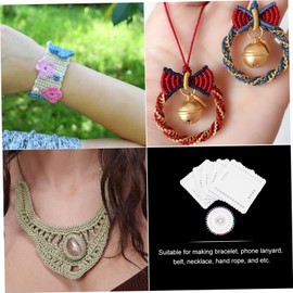 Operitacx 2 Sets Woven Positioning Board Jewellery Tools Bead Cord Disc Friendship Bracelets Bead Bracelets Woven Plate Kumihimo Plate Manual Tray Positioning Needle Suite