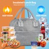 MEETOZ Lunch Bag for Women Men Insulated Reusable Lunch Box