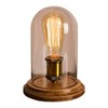 Surpars House Farmhouse Table Lamp, Vintage Desk Decor with Glass