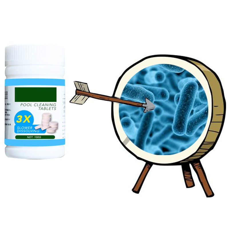 Swimming Pool Cleaning Kit Accessories Garden Pond Test Strips Spa