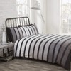 Soho Multi Stripe Duvet Cover Quilt Bedding Set, Blue Purple
