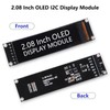 MELIFE 2.08 Inch OLED Display Module, SH1122 256x64 OLED Display