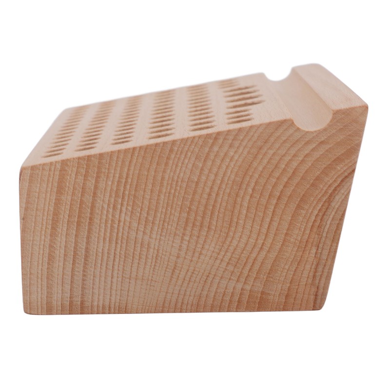 Leather Craft Tool Holder 76 Holes Durable Beech Diverse Sizes