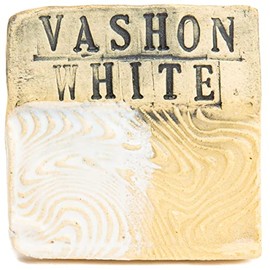Creamy White Clay with Grog by Seattle Pottery Supply | Vashon White | Mid-Range Stoneware Clay | Cone 4-6 | Ideal for handbuilding, Sculpture, and Pressing | Great for All Skill Levels | 25 lbs.
