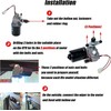 Universal UTV Windshield Wiper Kit, 2Pcs Electric 90 Degree 16"