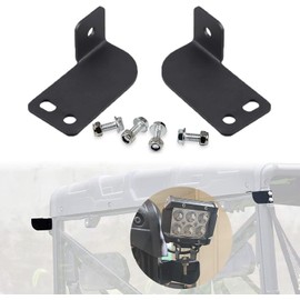 DarSeity Ranger Backup Light Bracket, Roll Cage of Rear Roof Pillar Reverse Light Pod Mount Compatible with Polaris Ranger 570 800 900 1000 XP Crew Full Size 2013-2024