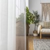 Ftinala Off White Pinch Pleated Sheer Curtains 90 Inch 2