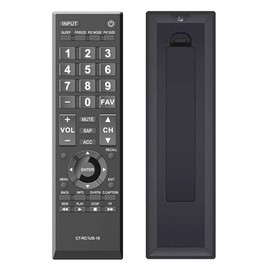 Universal Remote Control Compatible with Toshiba TV LED LCD HDTV CT-90325 CT-90326 CT-90329 CT-8037 CT-90302 CT-90275 CT-90 CT-90366 CT-RC1US-18