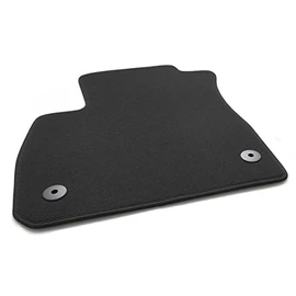 Driver's Mat Compatible with Opel Mokka (2012-2019) Velour Floor Mat Car Mat in Original Quality Driver's Side Black