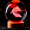Lampara Bola De Cristal De Ajolote Rgb Regalo Decoracion
