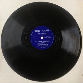Archie Jefferies COUNTRY 78 G.I. Talking Blues/One For The Money BLUE FLAME HEAR