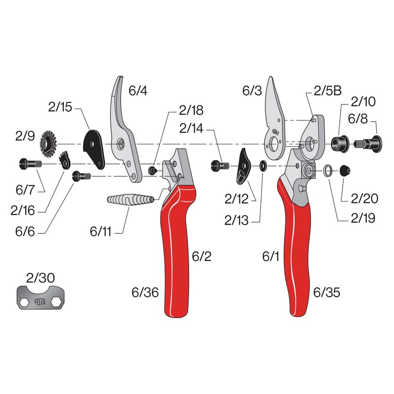 Felco Pruning Shears (F 6) - High Performance Swiss Made