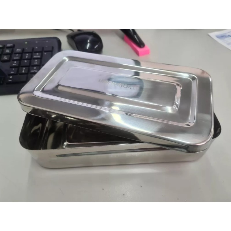 Union Caja Metalica Para Instrumental Union Inox 22.5x12x4.5cm