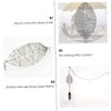 Kisangel Fishing Bait Trap Cage Lure Cage for Fishing Stainless