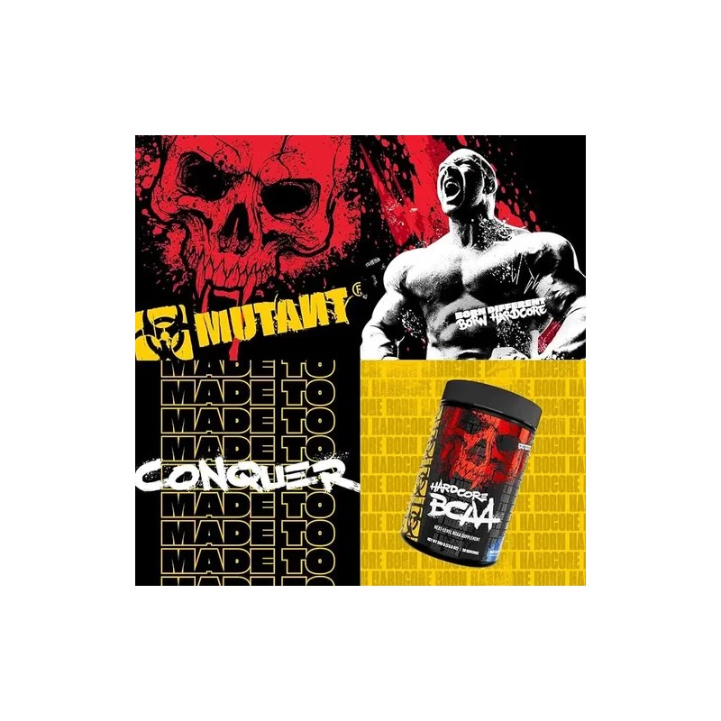 Bcaa Hardcore Mutant Aminoacidos Suplemento 30 Servicios Sabor Frutos Rojos