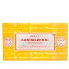 15g Satya Sandalwood Incense Sticks, Box of 12 Packets