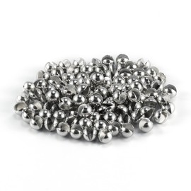 Dr.Fish 100 Pack Tin Split Shot Sinker Non Toxic Fishing Weight Enviornmental Lead-Free Fishing Sinker Freshwater Saltwater #5