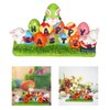 Easter Eggs Bunny Ornament Waterproof Resin Eggs Bunny Centerpiece Adorable