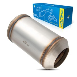 PHILTOP 4" Inlet/Outlet Cat Converter Direct-Fit Catalytic Converter Kit Compatible with Dodge 2002 2003 2004 2005 2006 Ram 2500/3500 5.9T Replace# 810400(EPA Compliant)