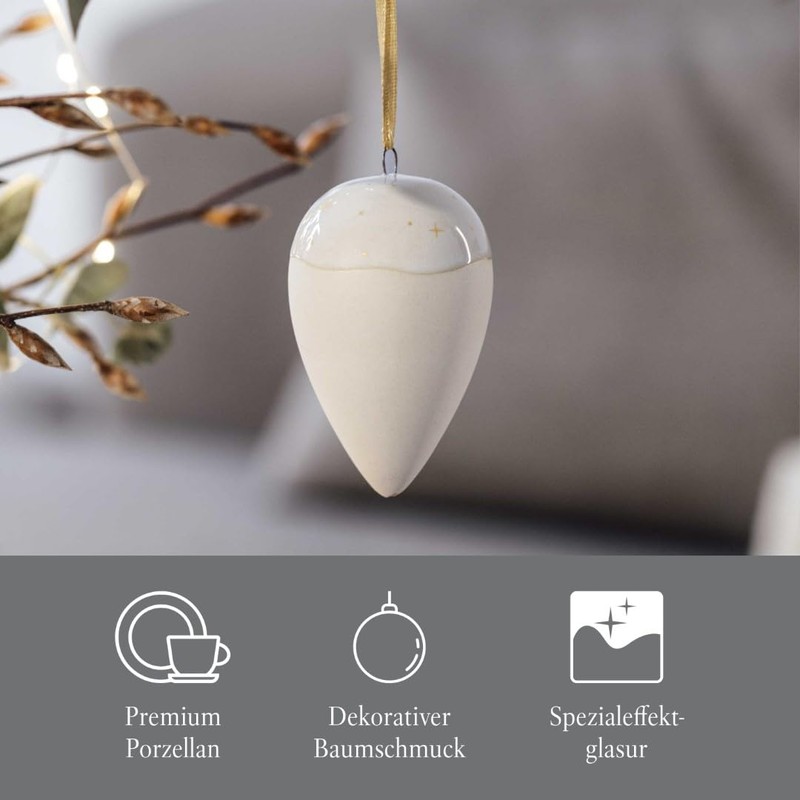 like. by Villeroy & Boch Winter Glow Ornament Drops, 5