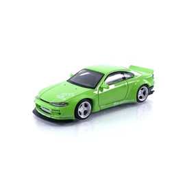 MINI GT 1/64 Pandem Nissan Silvia (S15) Green (Right Handle) Finished Product