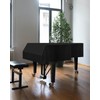 TINDTOP Grand Piano Cover, Leather Waterproof Dustproof Baby Piano Cover