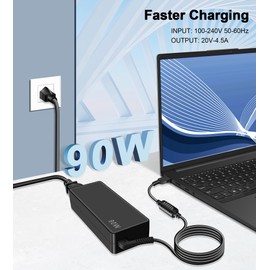 Cargador de portátil de 90 W para Lenovo ThinkPad T540p T470p T460p T440p T431s E431 E440 G410 Z510 Yoga 11s 720-15IKB 730-15IKB 730-15IWL ideapad C40 C50 C260 C26Adaptador C355 C460 ADLX90NCC3A
