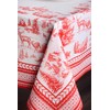 Maison d' Hermine Winter Jouy 100% Cotton Tablecloth for Kitchen