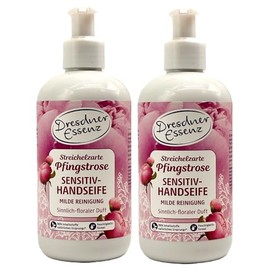 Pack of 2 Dresdner Essenz Sensitive Hand Soap Soft Peony 2 x 300 ml