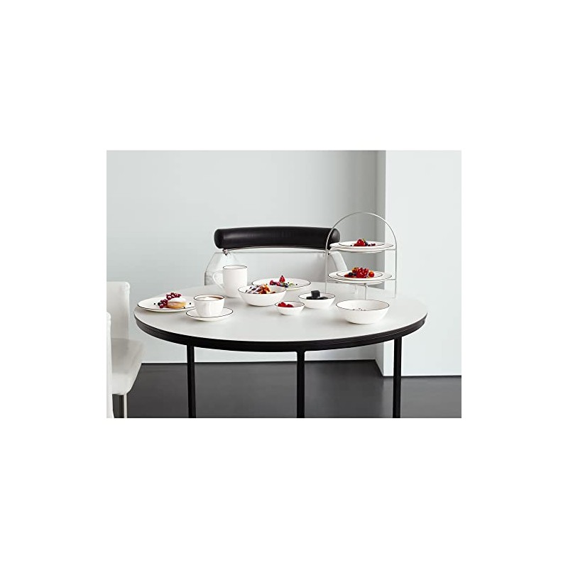 ASA à table ligne noir Espressotasse mit Untertasse 0,07 l