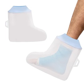 Waterproof Foot Cover for Shower, Waterproof Foot Cast Cover for Shower Ankle, Shower Foot Protector, Foot Protector for Showering, Waterproof Foot Cover, Foot Shower Protector, Shower Sock Waterproof