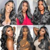 Highlight Bundle P1Bgray Body Wave Human Hair Bundles 8A Two