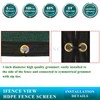 Ifenceview 4'x5' to 4'x100' Green Shade Cloth Fence Privacy Screen