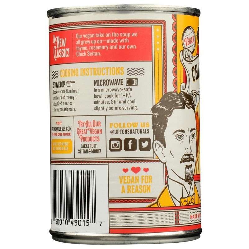 Uptons Naturals, Soup Chicken Noodle, 14.5 Ounce