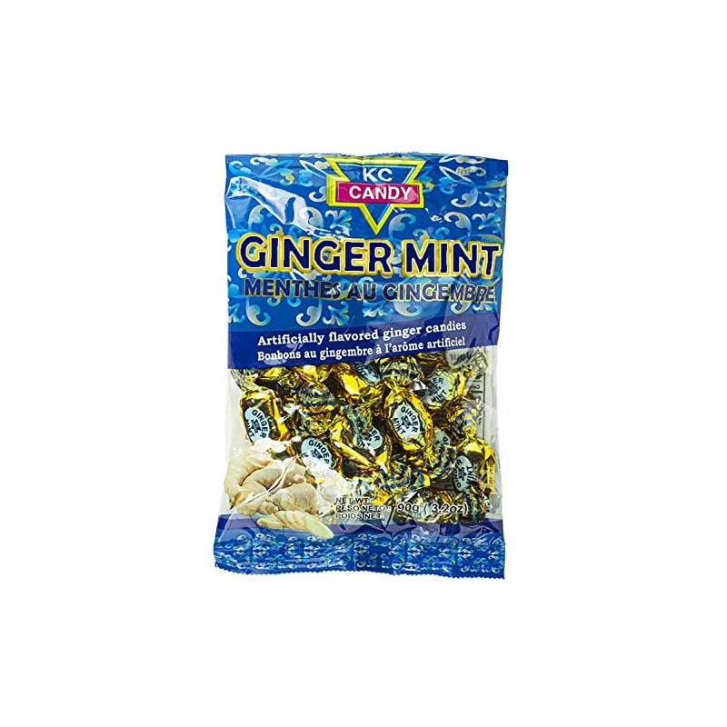 KC Ginger Mints (Case of 24 x 3.52oz)